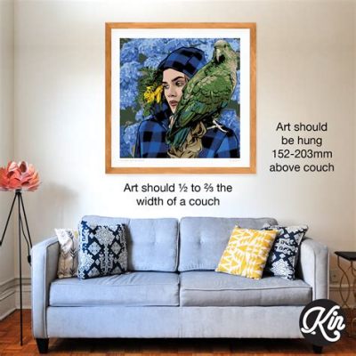 How High Should Art Be Above Couch: A Symphony of Chaos and Order